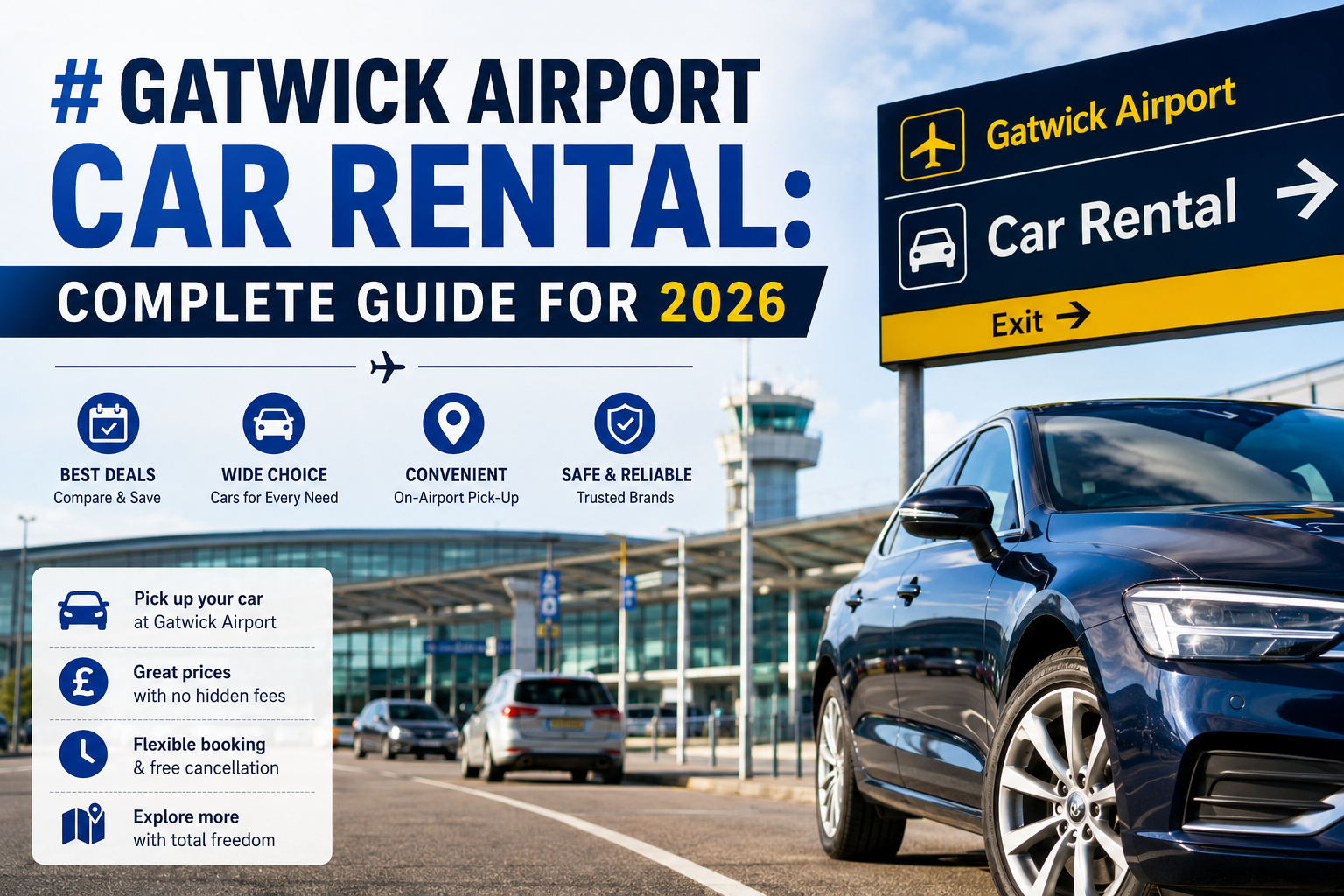 Gatwick Airport Car Rental: Complete Guide for 2026